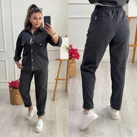 Костюм жіночий 1002 grey р.42-52 "Alisa Brand" недорого оптом від прямого постачальника