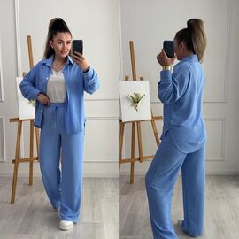 Костюм жіночий 101 l.blue р.42-52 "Alisa Brand" недорого оптом від прямого постачальника
