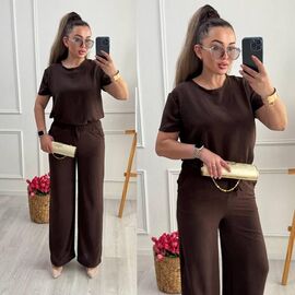 Костюм жіночий 222 brown р.42-52 "Alisa Brand" недорого оптом від прямого постачальника