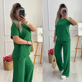 Костюм жіночий 222 green р.42-52 "Alisa Brand" недорого оптом від прямого постачальника