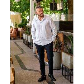 Фотография Рубашка мужская 400 white р.S-L "Alisa Brand" недорого оптом от прямого поставщика