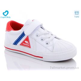 Кросівки дитячі модні Весна/осінь 1310 б-червоний (9 пар р.24-30) "Comfort-baby" недорого оптом від прямого постачальника