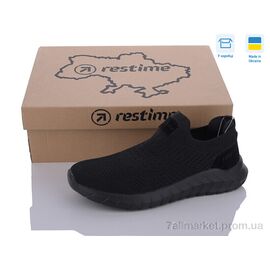 Кросівки жіночі модні Літо WWL24002 black (8 пар р.36-41) "Restime" недорого оптом від прямого постачальника