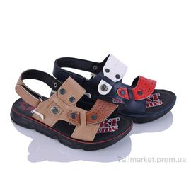Фотография Сандалии детские летние Лето 63001-10 mix (18 пар р.25-30) "DeMur" недорого оптом от прямого поставщика