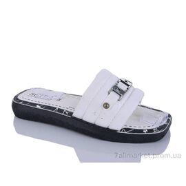 Шльопанці жіночі полегшені Літо 63001-6 white (6 пар р.36-41) "DeMur" недорого оптом від прямого постачальника