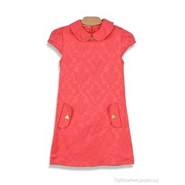 Сукня дитяча Літо 08905 кораловий (5 шт. р.сітка134-158) "Obuvok" недорого оптом від прямого постачальника
