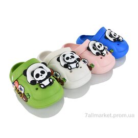 Крокси дитячі літні Літо W160 mix (12 пар р.24-29) "Alex" недорого оптом від прямого постачальника