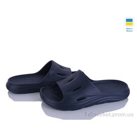 Шльопанці чоловічі пляжні Літо Крок С119 синій (6 пар р.41-45) "Vladimir" недорого оптом від прямого постачальника