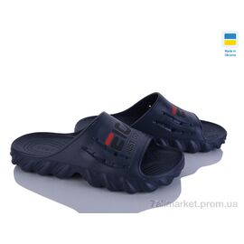 Шльопанці чоловічі пляжні Літо Крок С120 синій (6 пар р.41-45) "Vladimir" недорого оптом від прямого постачальника