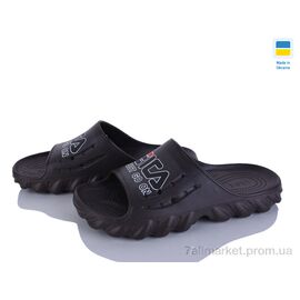 Шльопанці чоловічі пляжні Літо Крок С120 коричневий (6 пар р.41-45) "Vladimir" недорого оптом від прямого постачальника