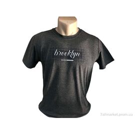 Футболка чоловіча Літо C006 т.сірий (4 шт. р.сіткаM-2XL) "TurkishBrend" недорого оптом від прямого постачальника