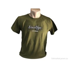 Футболка чоловіча Літо C006 хакі (4 шт. р.сіткаM-2XL) "TurkishBrend" недорого оптом від прямого постачальника