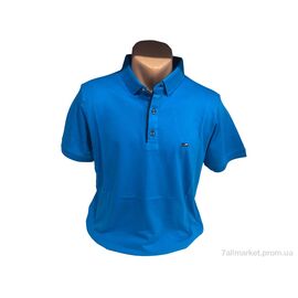 Футболка чоловіча Літо 9126 ультрамарин (4 шт. р.сіткаL-3XL) "TurkishBrend" недорого оптом від прямого постачальника