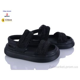 Фотография Босоножки детские летние Лето B24722 black (8 пар р.27-32) "Clibee-Doremi" недорого оптом от прямого поставщика