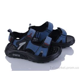 Босоніжки дитячі літні Літо ZY013 navy (8 пар р.27-32) "Sportik" недорого оптом від прямого постачальника