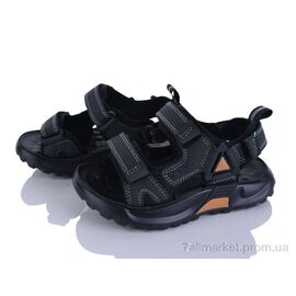 Босоніжки дитячі літні Літо ZY021 black (8 пар р.27-32) "Sportik" недорого оптом від прямого постачальника