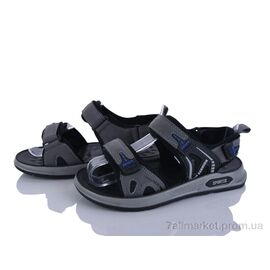 Босоніжки дитячі літні Літо ZY016 grey (8 пар р.32-37) "Sportik" недорого оптом від прямого постачальника