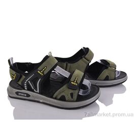 Босоніжки дитячі літні Літо ZY018 khaki (8 пар р.32-37) "Sportik" недорого оптом від прямого постачальника