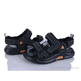 Босоніжки дитячі літні Літо ZY022 black (8 пар р.32-37) "Sportik" недорого оптом від прямого постачальника