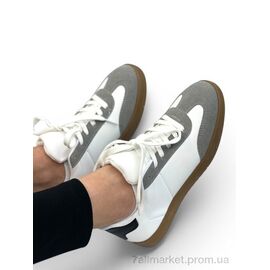 Фотография Кроссовки женские модные Весна/осень ZSMB white (8 пар р.36-40) "I8denim" недорого оптом от прямого поставщика