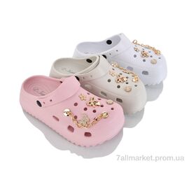 Крокси жіночі літні Літо SD10840 mix (12 пар р.36-40) "M&L  Alex13" недорого оптом від прямого постачальника