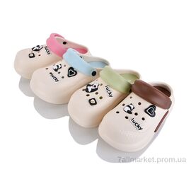 Крокси жіночі літні Літо SD10604 mix (12 пар р.35-40) "M&L  Alex13" недорого оптом від прямого постачальника