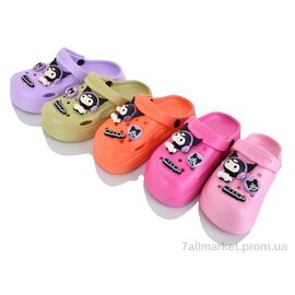 Крокси дитячі літні Літо 338-1 mix (12 пар р.30-35) "M&L  Alex13" недорого оптом від прямого постачальника