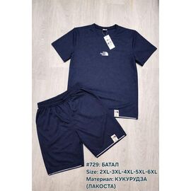 Костюм чоловічий 729 navy р.2XL-6XL "Essa" недорого оптом від прямого постачальника