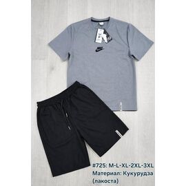 Костюм чоловічий 725 grey-black р.M-3XL "Essa" недорого оптом від прямого постачальника