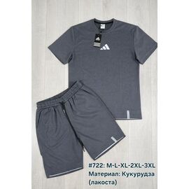 Костюм чоловічий 722 d.grey р.M-3XL "Essa" недорого оптом від прямого постачальника