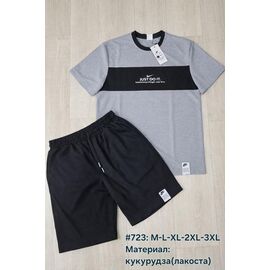 Костюм чоловічий 723 l.grey р.M-3XL "Essa" недорого оптом від прямого постачальника