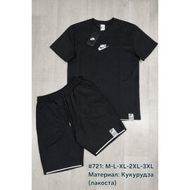 Костюм чоловічий 721 black р.M-3XL "Essa" недорого оптом від прямого постачальника