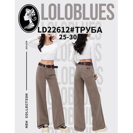 Джинси жіночі LD22612 brown р.25-30 "Lolo Blues" недорого оптом від прямого постачальника