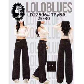 Джинси жіночі LD22596 black р.25-30 "Lolo Blues" недорого оптом від прямого постачальника
