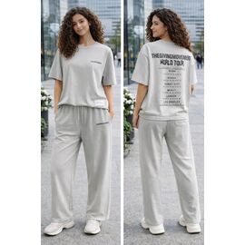 Фотография Костюм спортивный женский тёплый 7934 l.grey р.S-L "Major" недорого оптом от прямого поставщика