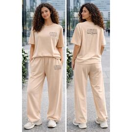 Фотография Костюм спортивный женский тёплый 7823 beige р.S-L "Major" недорого оптом от прямого поставщика