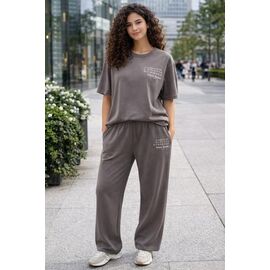 Фотография Костюм спортивный женский тёплый 7823 grey р.S-L "Major" недорого оптом от прямого поставщика