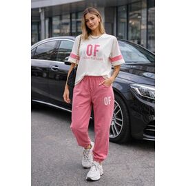 Фотография Костюм спортивный женский тёплый 7732 pink р.S-L "Major" недорого оптом от прямого поставщика