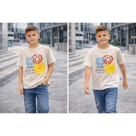 футболка дитяча на хлопчика M800 apricot р.6-10 "Major" недорого оптом від прямого постачальника