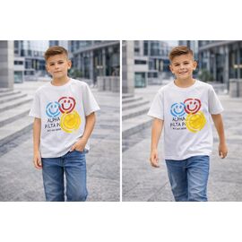 футболка дитяча на хлопчика M801 white р.6-10 "Major" недорого оптом від прямого постачальника