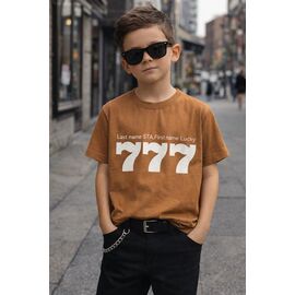 футболка дитяча на хлопчика M817 camel р.6-10 "Major" недорого оптом від прямого постачальника