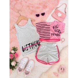 Костюм дитячий на дівчинку 3134 pink р.9-12 "Major" недорого оптом від прямого постачальника