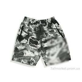 Шорти чоловічі Літо 001-4 black (5 шт. р.сітка48-56) "Денис спорт" недорого оптом від прямого постачальника