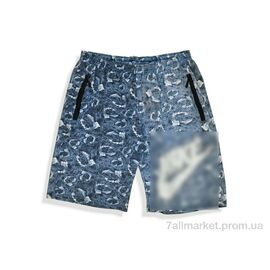 Шорти чоловічі Літо 001-9 blue (5 шт. р.сітка48-56) "Денис спорт" недорого оптом від прямого постачальника