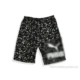 Шорти чоловічі Літо 003-3 black (5 шт. р.сітка48-56) "Денис спорт" недорого оптом від прямого постачальника