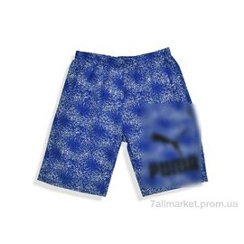 Шорти чоловічі Літо 003-7 blue (5 шт. р.сітка48-56) "Денис спорт" недорого оптом від прямого постачальника