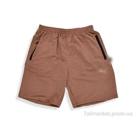 Шорти чоловічі Літо 005-3 brown (5 шт. р.сітка48-56) "Денис спорт" недорого оптом від прямого постачальника
