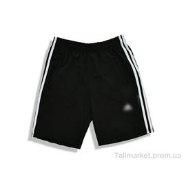 Шорти чоловічі Літо 801AD black (5 шт. р.сітка50-58) "Денис спорт" недорого оптом від прямого постачальника