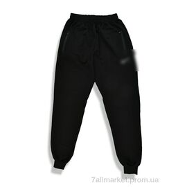 Спортивні штани чоловічі Весна/осінь 006-3 black (5 шт. р.сітка48-56) "Денис спорт" недорого оптом від прямого постачальника