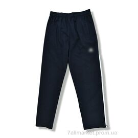 Спортивні штани чоловічі Весна/осінь 704 navy-white (5 шт. р.сітка50-58) "Денис спорт" недорого оптом від прямого постачальника